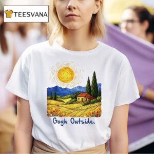 Field And Sun Gogh Outside Nature Vincent Van Gogh Style T Shirt