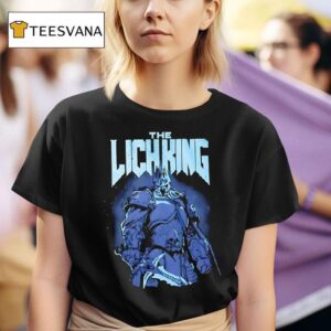 Frozen Throne With The World Of Warcraft Rogue Lich King Graphic T Shirt