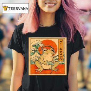 Gaming Frog Art Ukiyo E Japanese Gamer Anime T Shirt