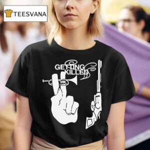 Geese Getting Killed Trumpet Gun Hand T Shirt