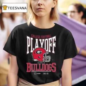 Georgia Bulldogs College Football Playoff Helmet T Shirt