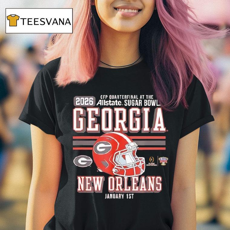 Georgia Bulldogs Sugar Bowl Cfp Quarterfinal T Shirt