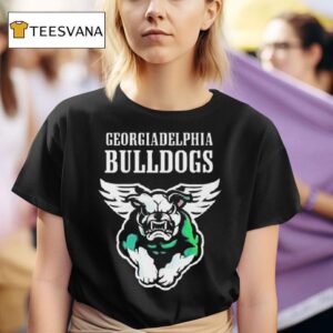 Georgia Delphia Philadelphia Eagles And Georgia Bulldogs T Shirt