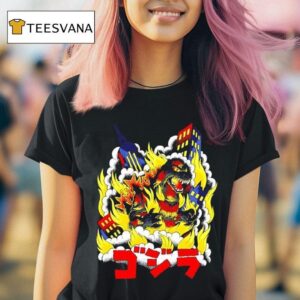 Godzilla Flash Towel Graphic T Shirt