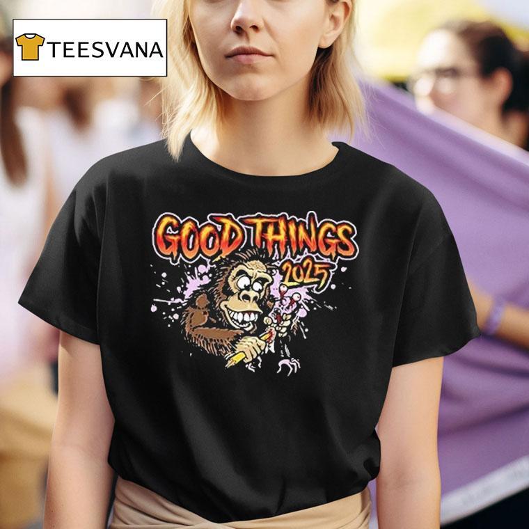 Good Things Festival Gorilla Event Logo T Shirt