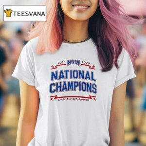Grand View Vikings Naia National Champions Raise The Red Banner Logo T Shirt