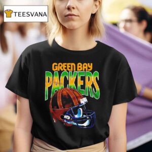 Green Bay Packers Gradient Alt Helme T Shirt