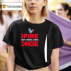 Houston Texans Inspire Change Opportunity Equity Freedom Justice T Shirt