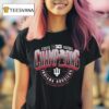 Indiana Hoosiers Big Ten Champions Locker Room Crew T Shirt