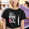 Indiana Hoosiers Never Daunted Champions Football T Shirt