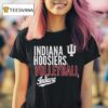 Indiana Volleyball Text Logo Overlay T Shirt