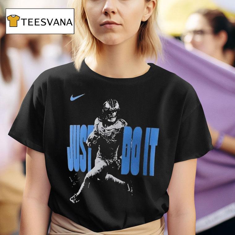 Jahmyr Gibbs Just Do It Detroit Lions Nike T Shirt