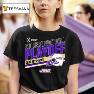 James Madison Dukes College Football Playoff Stripe T Shirt