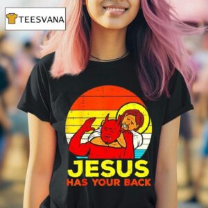 Jesus Has Your Back Vintage Graphic T Shirt