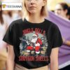 Jingle Bells Shotgun Shells Funny Santa Men Bruh Gun T Shirt