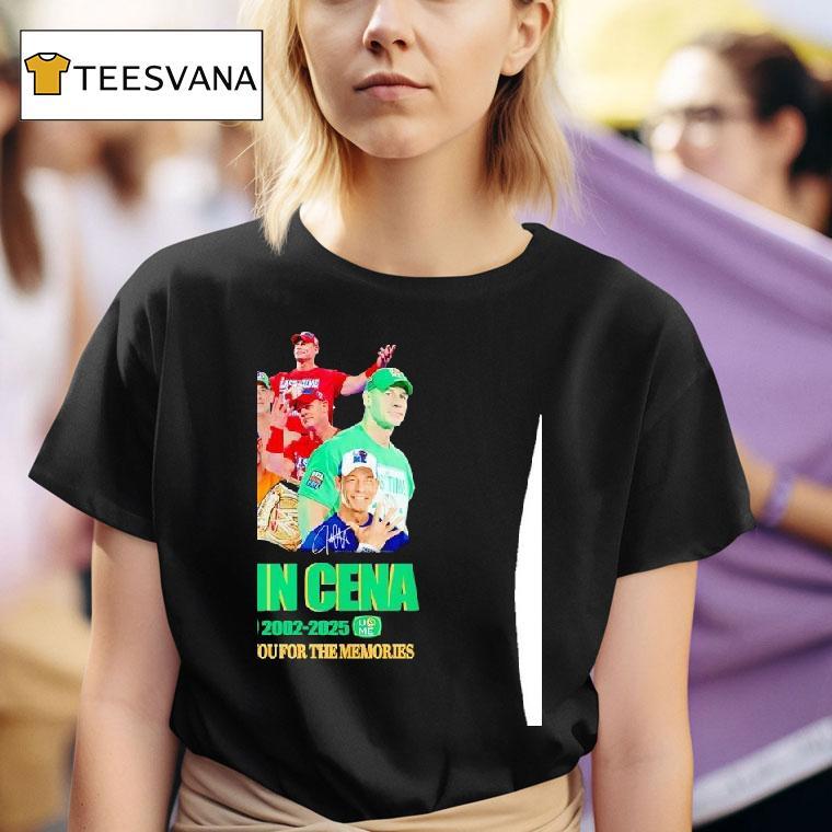 John Cena Thank You For The Memories T Shirt