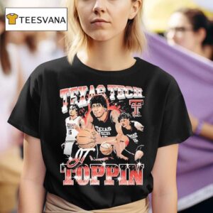 Jt Toppin Texas Tech Red Raiders Basketball Vintage T Shirt