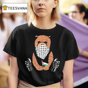 Keffiyeh Bear Pali Bear Palestine T Shirt
