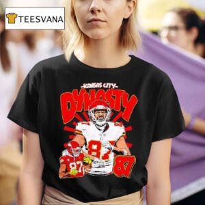 Kelce Dynasty Kansas City Chiefs Quarterback T Shirt