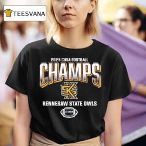 Kennesaw State Owls C Usa Football Conference Champions T Shirt