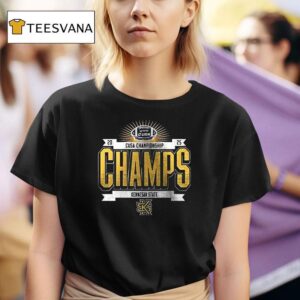 Kennesaw State Owls Cusa Championship Champs Logo T Shirt