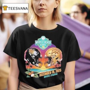 Kennesaw State Owls Vs Western Michigan Broncos Myrtle Beach Bowl Presented By Engine Helmet Head To Head December T Shirt