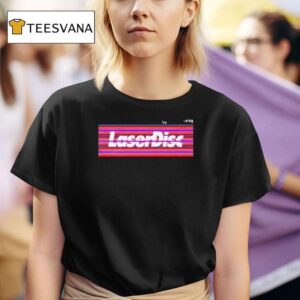 Laserdisc Colored Lines T Shirt