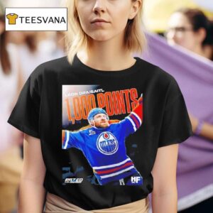 Leon Draisaitl Points Edmonton Oilers Hockey T Shirt