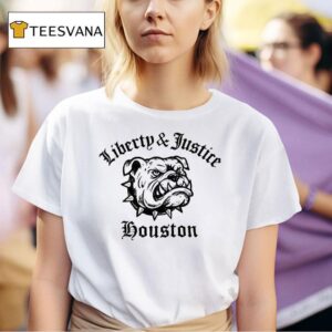 Liberty Justice Houston Bulldog T Shirt