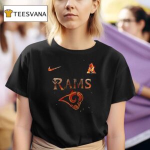 Los Angeles Rams X Avatar Fire And Ash Logo T Shirt