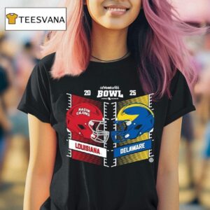 Louisiana Ragin Cajuns Vs Delaware Fightin Blue Hens Ventures Bowl T Shirt