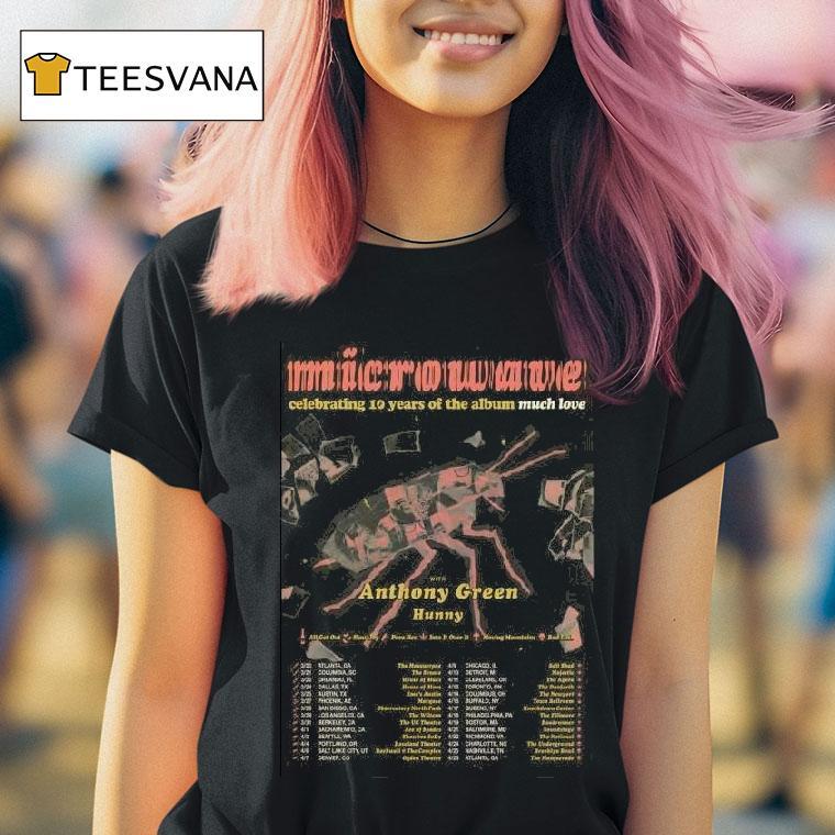 Microwave Celebrating Years Of The Album Much Love Tour T Shirt
