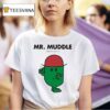 Mr Men Little Miss Mr Muddle T Shirt
