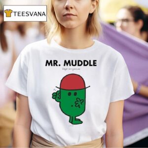 Mr Men Little Miss Mr Muddle T Shirt