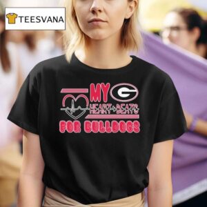 My Heart Beats For Georgia Bulldogs T Shirt