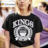 Naional Basketball Association Sacramento Kings Crest Logo T Shirt