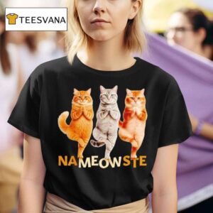 Nameowste Yoga Ca T Shirt
