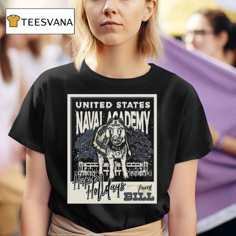 Navy Midshipmen Snowy Polaroid T Shirt