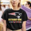 New England Patriots Straight Wins Graphic T Shirt