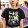 New Orleans Saints Forever Not Just When We Win Thank You For The Memories Signatures T Shirt