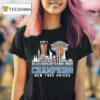 New York Knicks Champions Trophy Name Players Shape Skyline City T Shirt