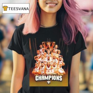 New York Knicks Nba Cup Champions Photo T Shirt