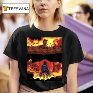 New York Knicks Vs San Antonio Spurs Attack On Vegas Nba Cup Finals Anime Style T Shirt