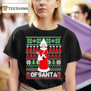 Ofsanta Holiday Knit Parody Graphic T Shirt