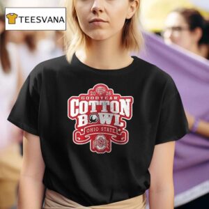 Ohio State Buckeyes Goodyear Cotton Bowl Champions Logo T Shirt