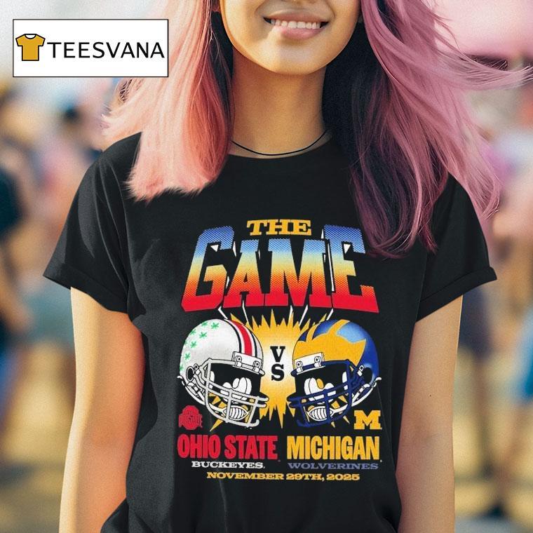 Ohio State Buckeyes Vs Michigan Wolverines The Game Football Rivalry November Th Helme T Shirt