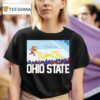 Ohio Vs Michigan Rivalry Script Ohio On Big M T Shirt