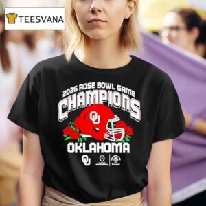 Oklahoma Sooners Cfp Rose Bowl Champions T Shirt