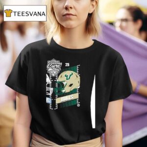 Old Dominion South Florida Bulls Football Staffdna Cure Bowl Orlando T Shirt