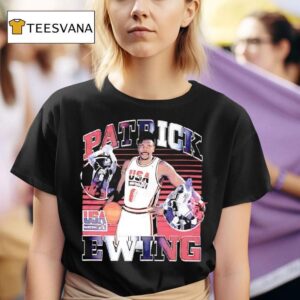 Patrick Ewing Usa Basketball Team Usa Signature T Shirt